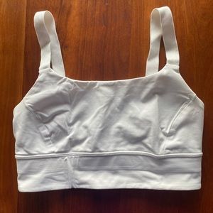 Lululemon White Sports Bra Size 4